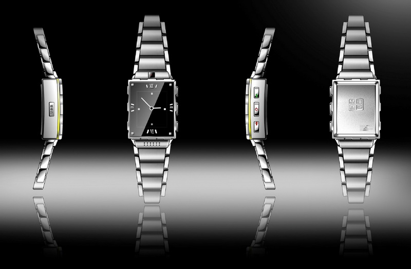 Illustration for article titled EP2502 Cellphone Watch: Surprisingly Stylish, and Waterproof